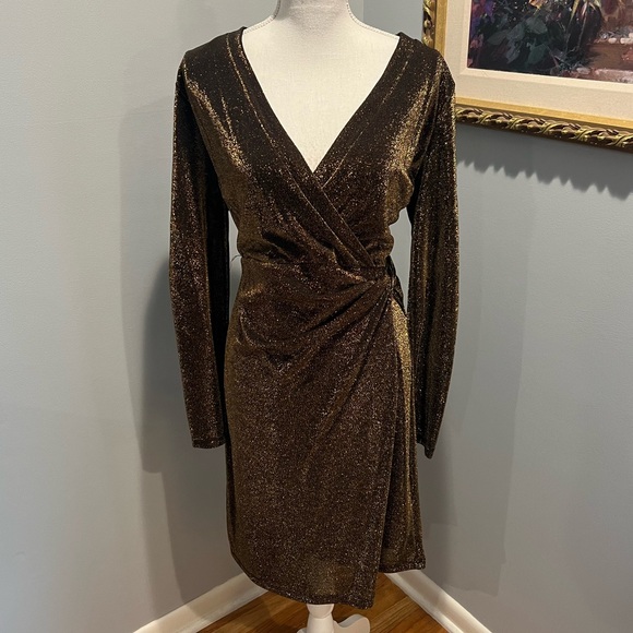 Tommy Hilfiger long sleeve formal dress - Picture 2 of 9